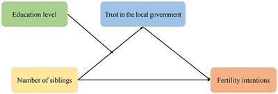 The mediating role of trust in government in intergenerational transmission of fertility intentions